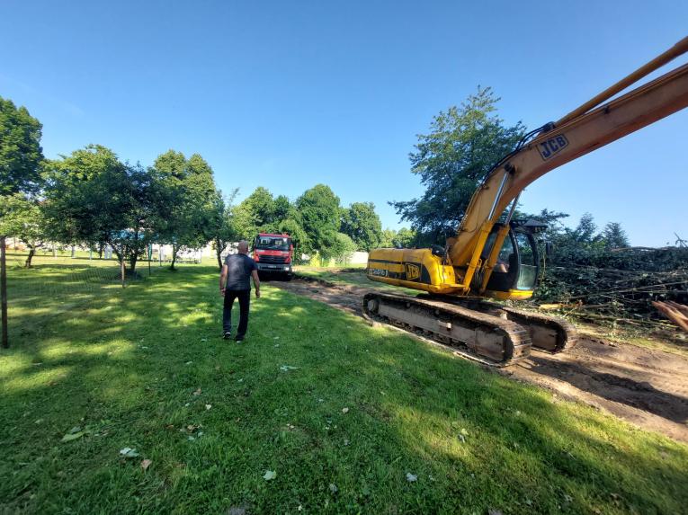 Stavba MŠ zahájení prací